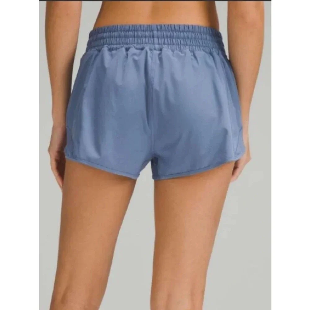 LULULEMON Women's Hotty Hot size 6 HR High Rise oasis blue 2.5